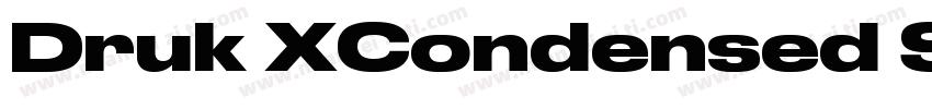 Druk XCondensed Supe字体转换